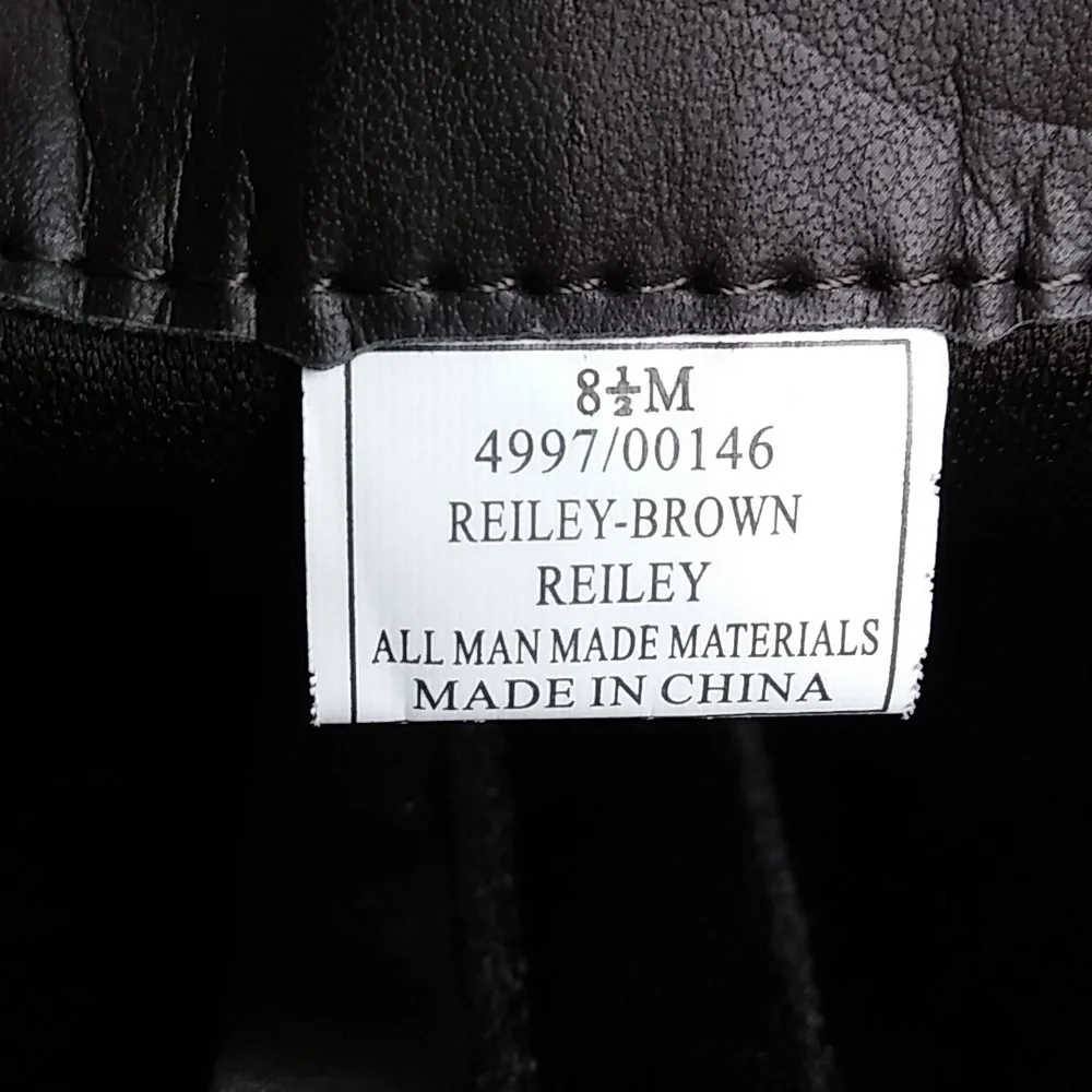 Natural Reflections Reiley Size 8.5M Slouchy Brown Knee High Boots